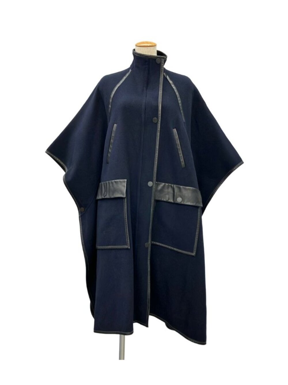 Max Mara Weekend Coat Poncho Tent A-Line Cucito Mano